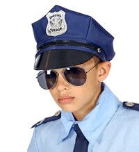 Dětská policejní čepice s nastavitelnou velikostí