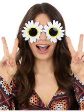 Hippie brýle, kopretina