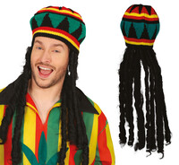Rasta čepice s dredy, Reggae