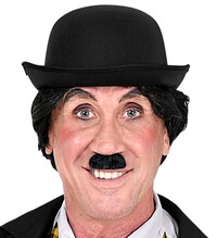 Samonalepovací černý knír chaplin