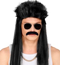 Samonalepovací černý knír gentleman