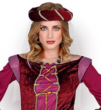Středověká čelenka se závojem