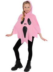 Dívčí poncho duch, růžové