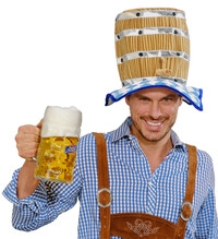 Klobouk pivní soudek