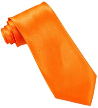 Neonově oranžová kravata