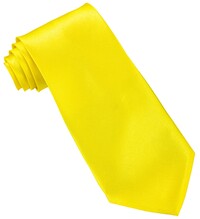 Neonově žlutá kravata
