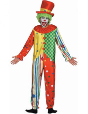 Pánský kostým barevný klaun, overal