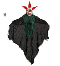 Závěsná dekorace děsivý klaun, 50 cm