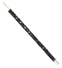Černý flitrovaný držák na cigarety (30cm)