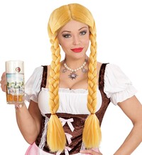 Dámská paruka bavorská dívka, blond