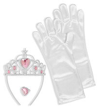 Sněhová princezna (korunka, rukavice, prstýnek)