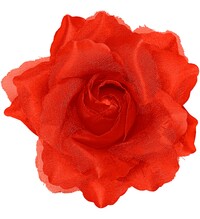 Sponka do vlasů - růže (červená)
