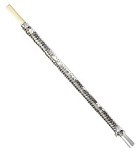 Stříbrný flitrovaný držák na cigarety (30 cm)