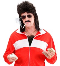 Umělé ochlupení na hruď (černé)