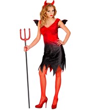 Dámský kostým čertice s křídly