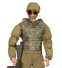 Dětská kamufážová neprůstřelná vesta (univerzální velikost)