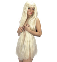 Extrémně dlouhá blond paruka (100 cm)
