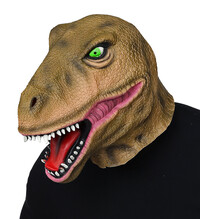 Latexová maska Tyranosaurus Rex