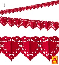 Srdíčková girlanda, 4 m
