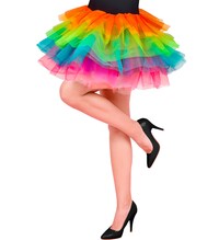 Dámská duhová tutu sukně (45 cm)