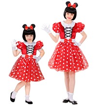 Dívčí kostým Minnie (šaty, ouška)