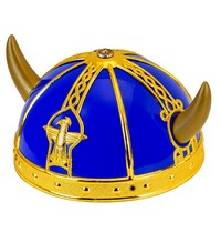 Vikingská helma modrá
