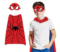 Chlapecká sada Spiderman (plášť 70 cm, škraboška)