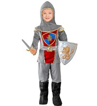 Chlapecký kostým středověký rytíř, šedý