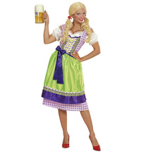 Dámský zelený kostým dirndl oktoberfest