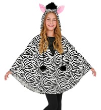 Dětské poncho zebra
