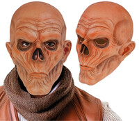 Latexová halloweenská maska popálený muž