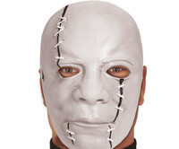 Latexová halloweenská maska s jizvami