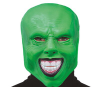 Latexová maska, zelená