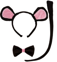 Dětská sada myška, černá