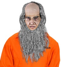 Pleš s vousy a brýlemi (vězeň, starý muž)