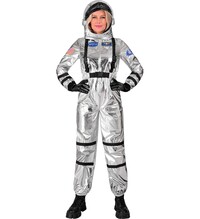 Dámský kostým astronautka, stříbrný
