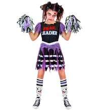 Dívčí kostým zombie roztleskávačka
