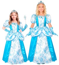Dívčí šaty princezna, modré