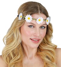 Květinová čelenka sedmikrásky