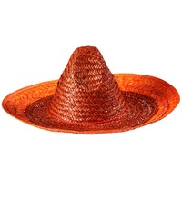 Oranžové sombrero, 48 cm