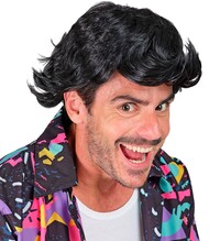 Pánská černá paruka Ace Ventura
