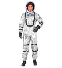 Pánský kostým astronaut, stříbrný