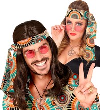 Hippie čelenka 60. léta, vintage mandala