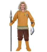 Pánský kostým Eskymák, hnědý