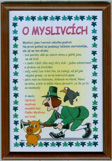 O myslivcích - Schéma