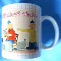 Počítačový génius-Hrnek Pat a Mat