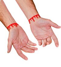 Sada náramků kapající krev