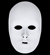 Univerzální obličejová maska malovatelná