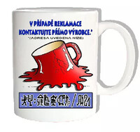 V připadě reklamace - hrníček