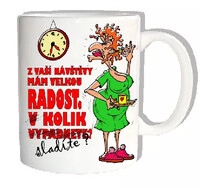 Z vaší návštěvy..-hrníček